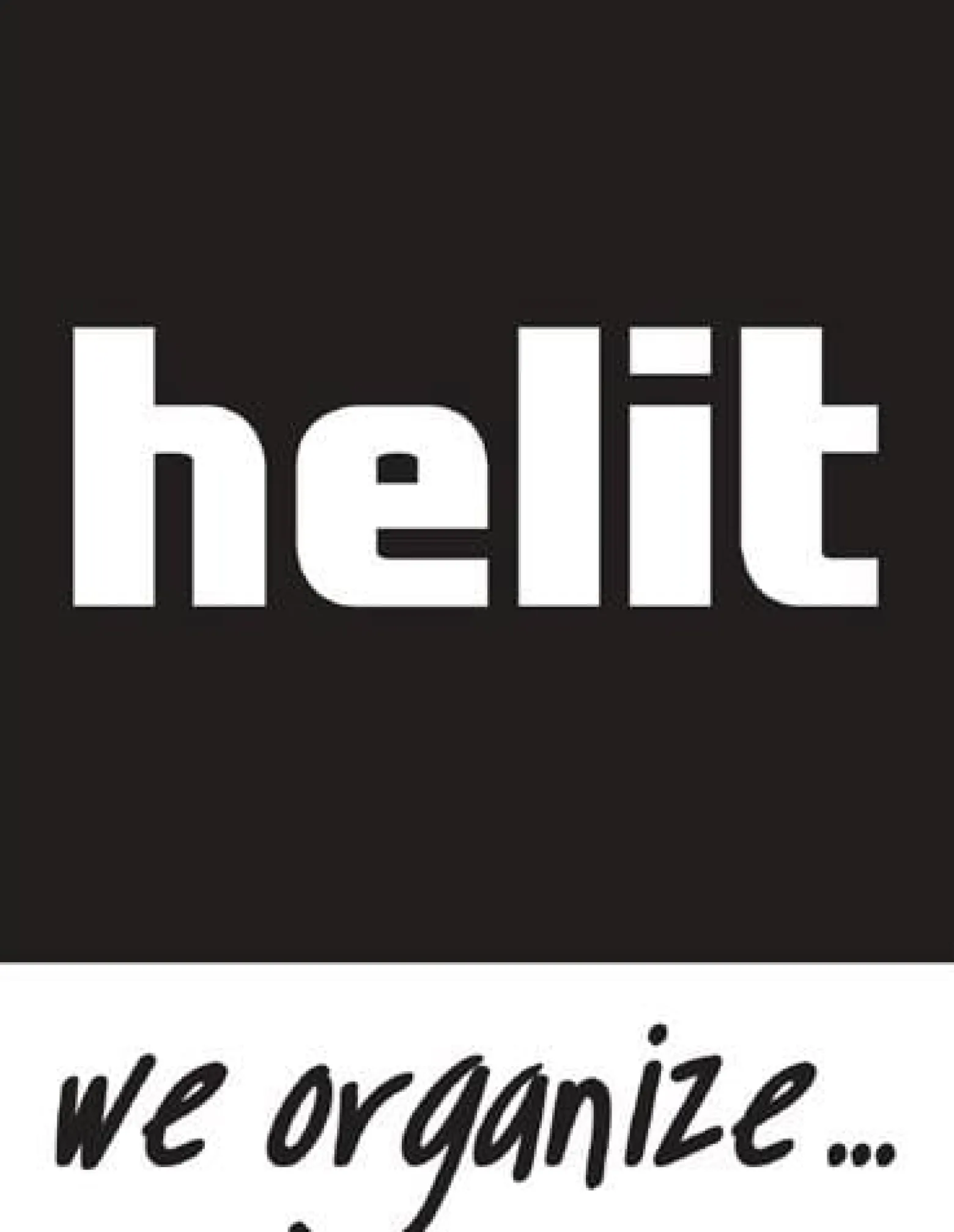 Abfalltonne H570xB490xTmm 55l grau HELIT