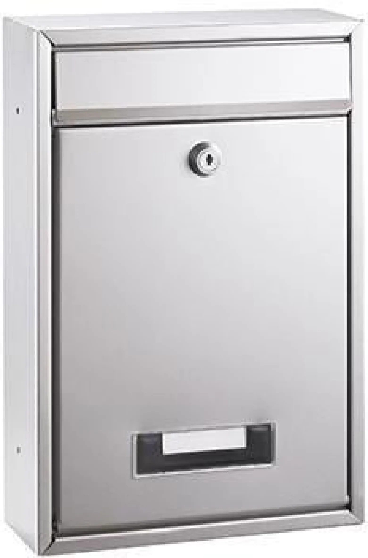 ALCO Briefkästen silber mit Sich- fenster und Namenshalter