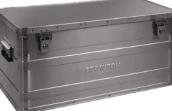 Aluminiumbox L780xB380xH380mm 90l m.Klappverschluss u.Zylinderschl.TECWERK