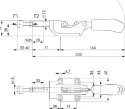 AMF Schubstangenspanner Nr. 6845 Größe 3 - 94243