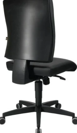 Arbeitsdrehstuhl Lightstar 10 Rl.Kunstlederbezug schwarz 410-530mm