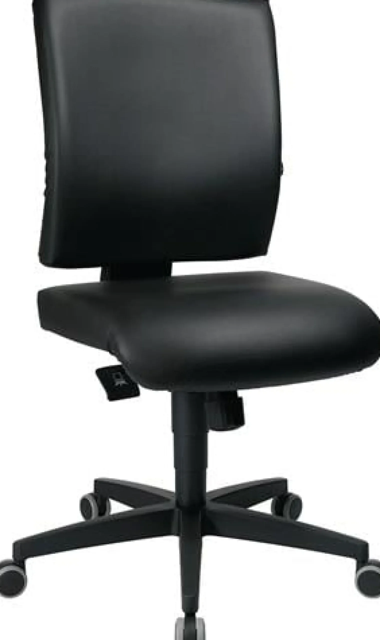 Arbeitsdrehstuhl Lightstar 10 Rl.Kunstlederbezug schwarz 410-530mm
