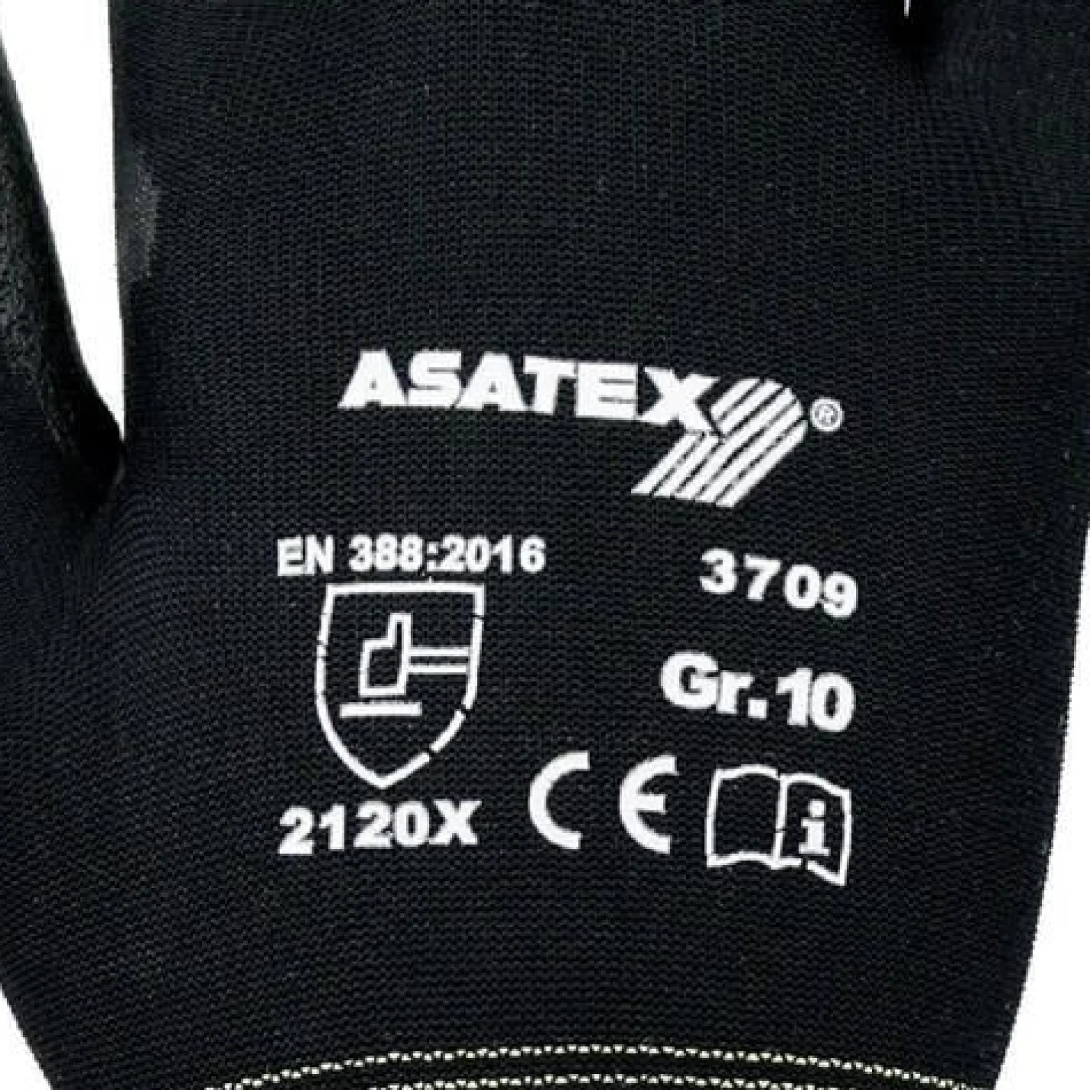 ASATEX Handschuhe schwarz Polyamid Gr. 9 - 3709/9