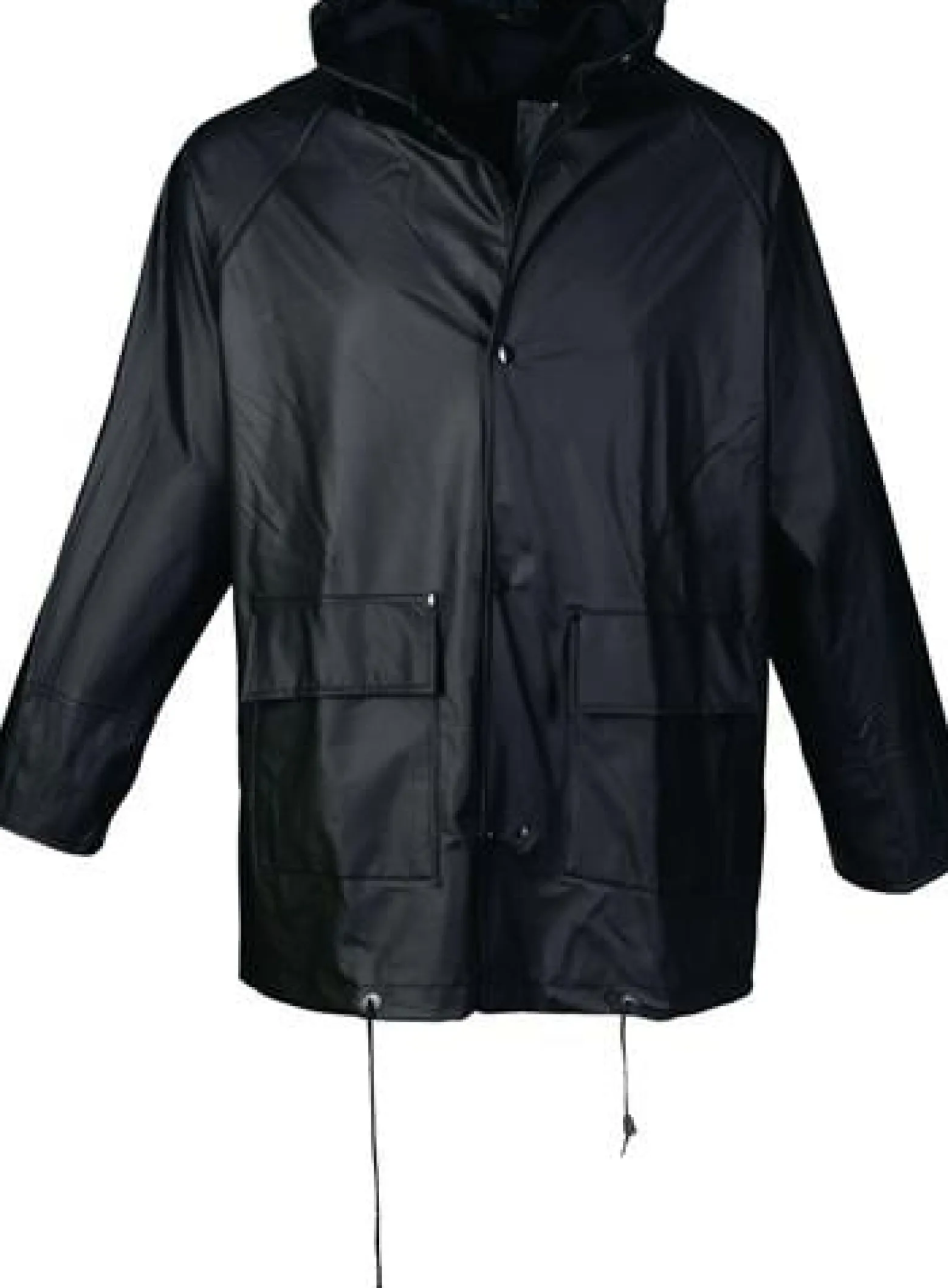 ASATEX PU Regenschutz-Jacke schwarz Größe L - PJC/L/10