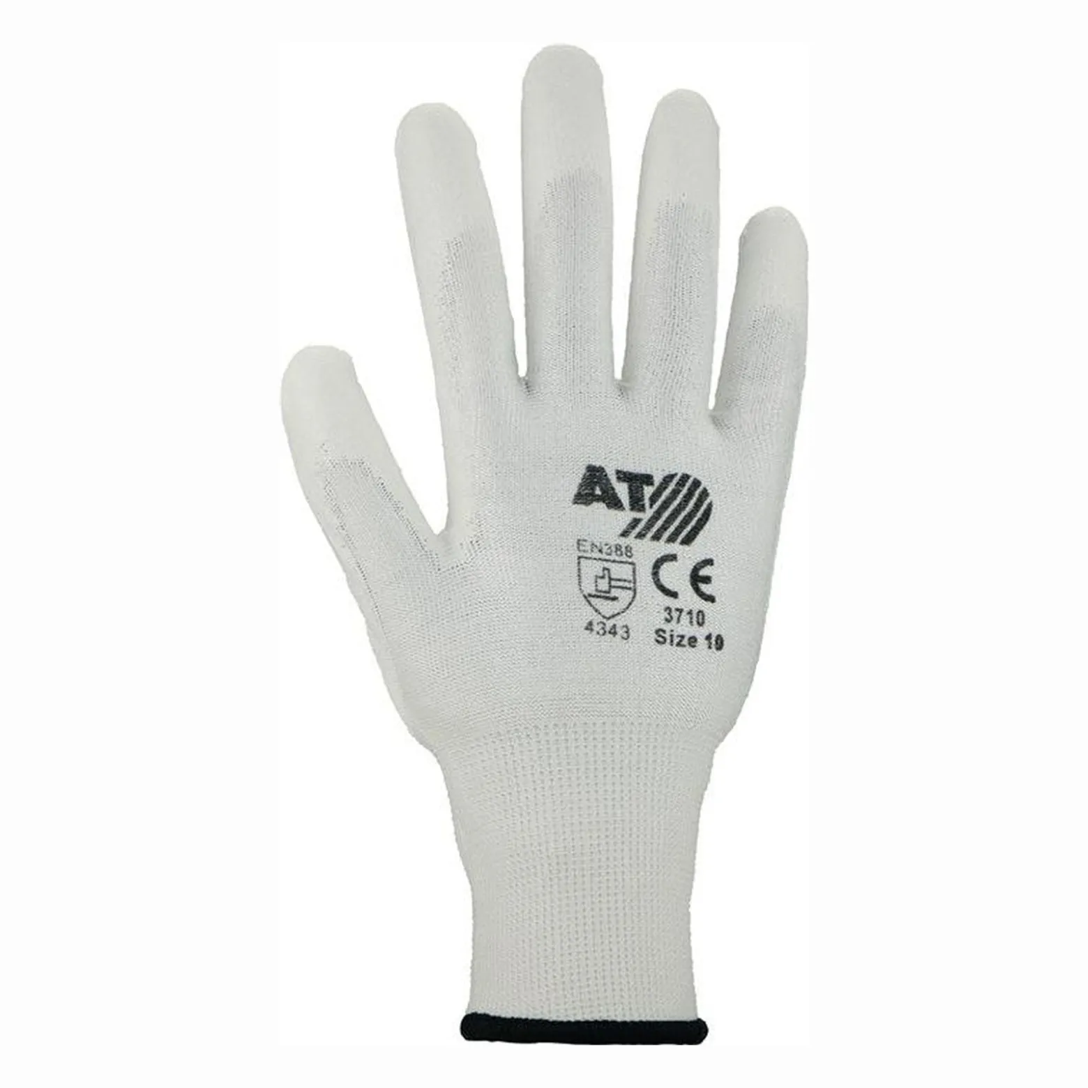 ASATEX Schnittschutzhandschuhe weiß Schnittschutzlevel 3 Gr. 9 - 3710/9