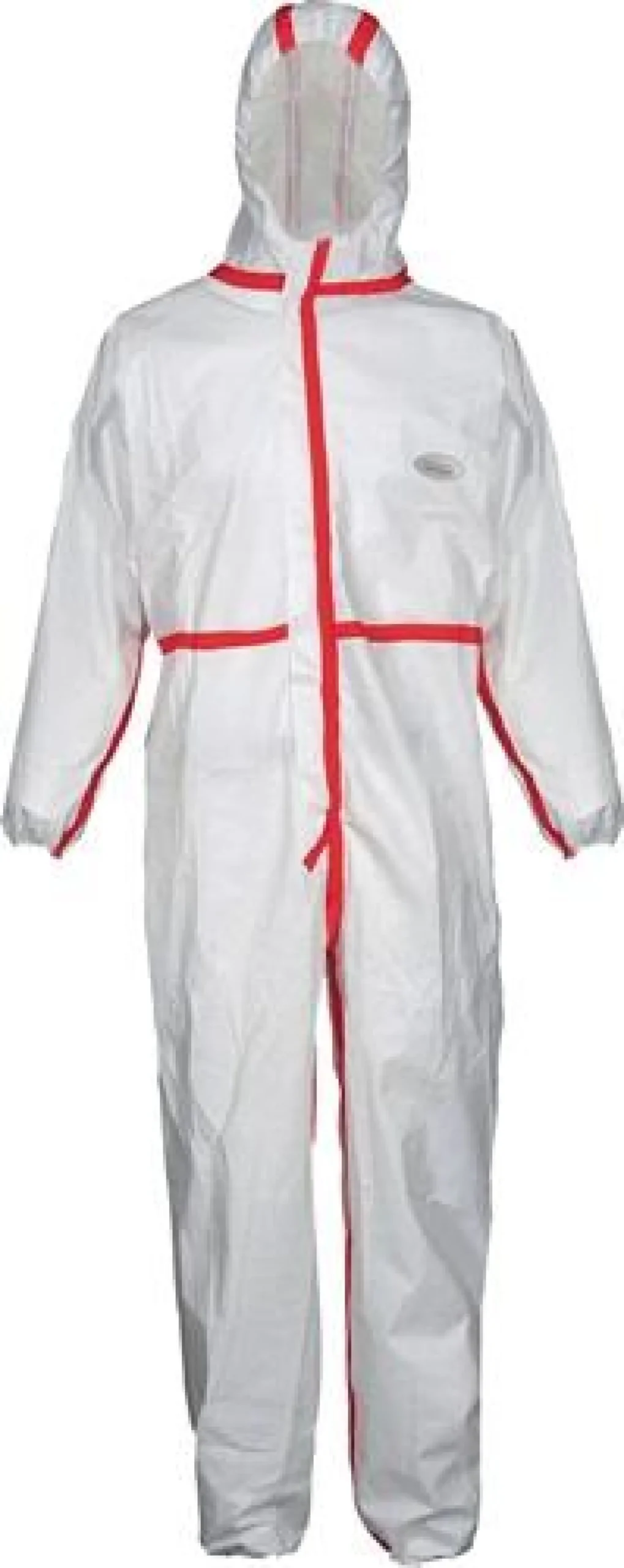 ASATEX Schutzoverall CoverStar Plus® weiß / rot Größe XL - CS400/XL