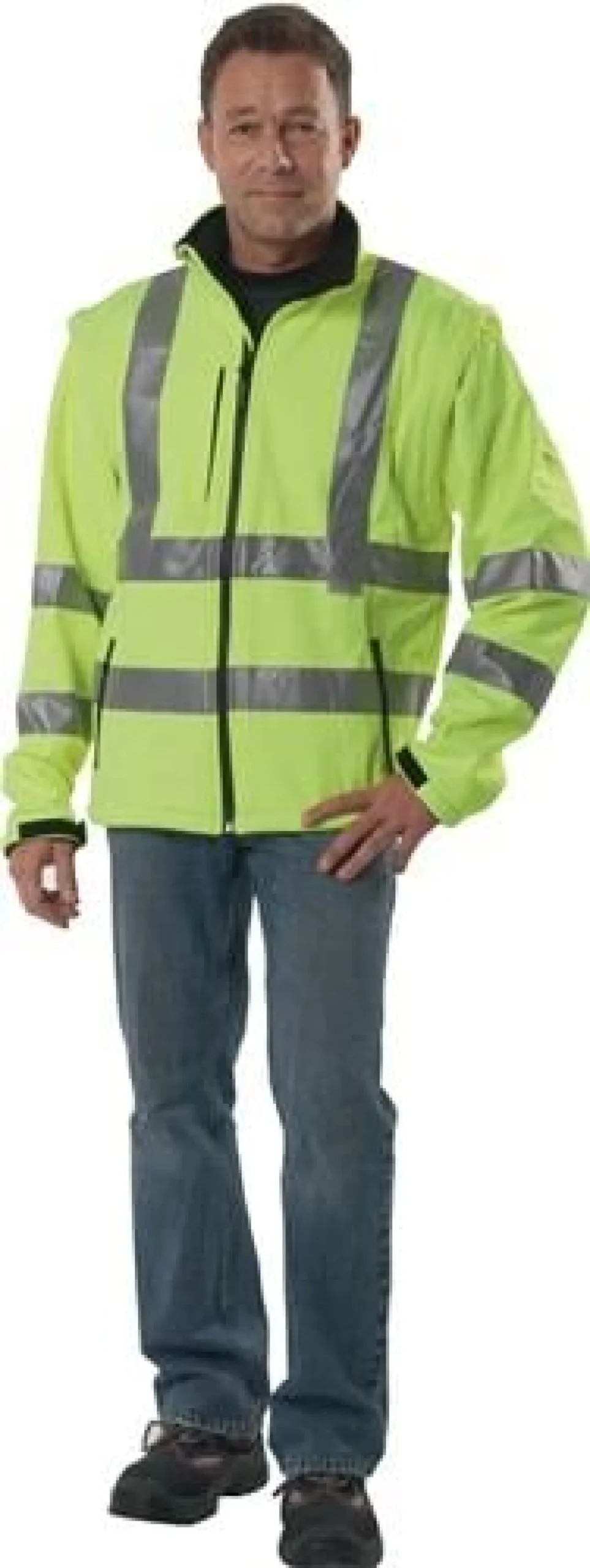 ASATEX Warnschutz-Softshelljacke PREVENT gelb Größe M - 8060G/M