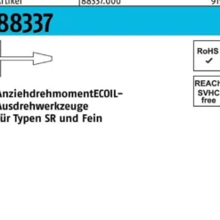 Ausdrehwerkzeug R 88337 NR.1 M2,5-M 8 Stahl 1 Stück AMECOIL