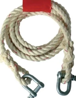 Auto-Abschleppseil 2500kg Sisal Schäkel/Schäkel L.400cm D.16mm - 10283