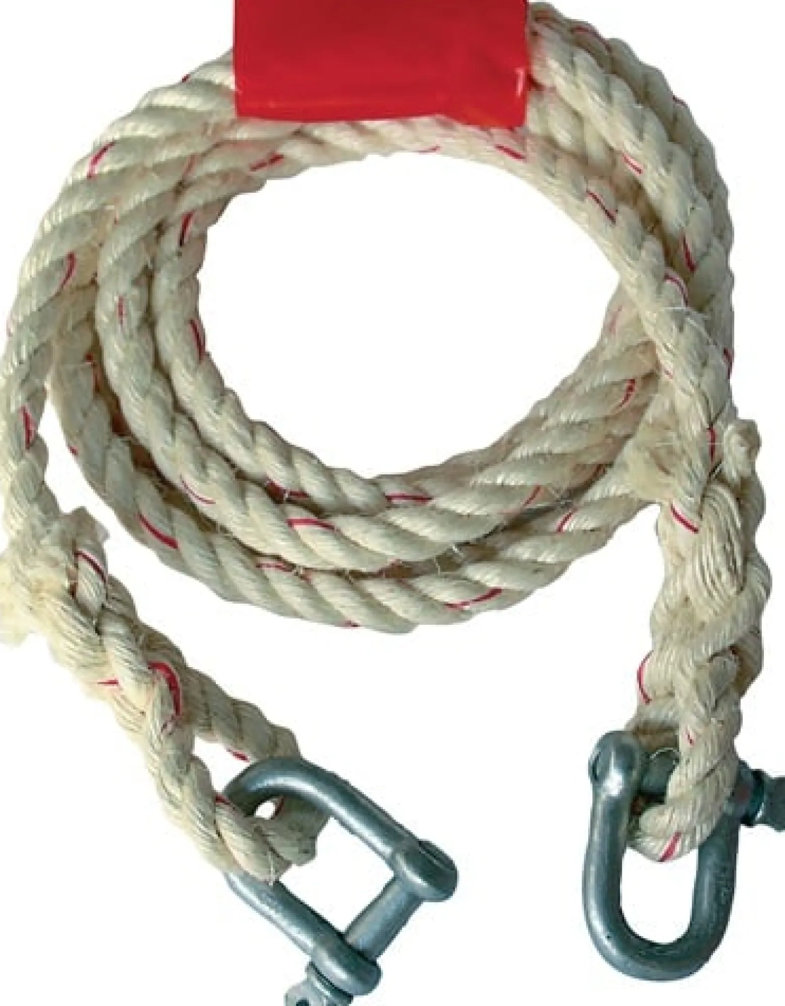 Auto-Abschleppseil 2500kg Sisal Schäkel/Schäkel L.400cm D.16mm - 10283