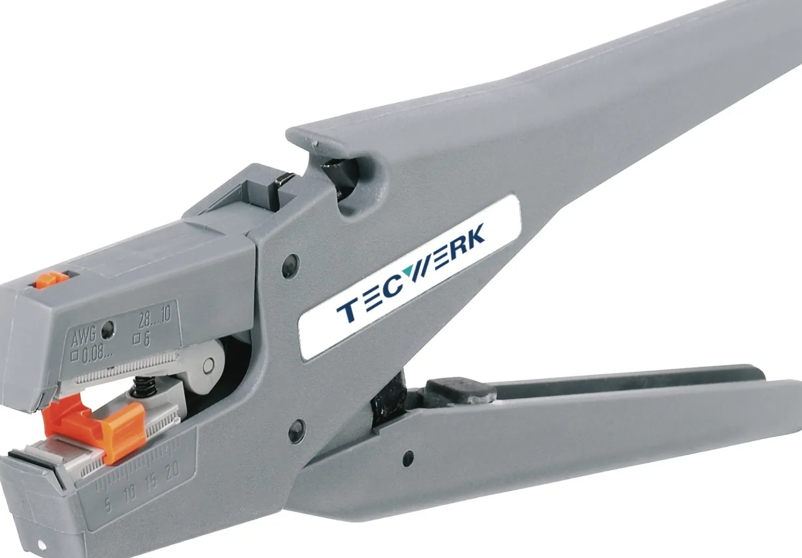 Automatikabisolierzange L.190mm 0,08-6 (AWG 28-10)mm² TECWERK