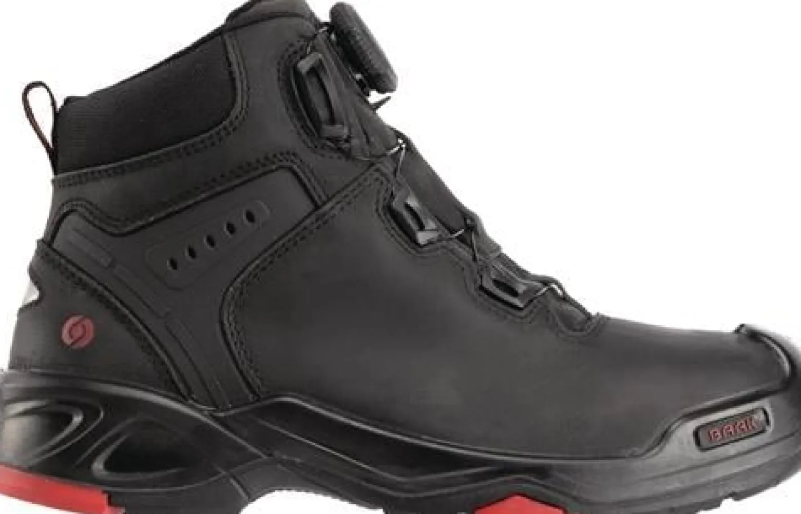 BAAK Sicherheitsstiefel Braxton Größe 46 schwarz / rot - 6642-46