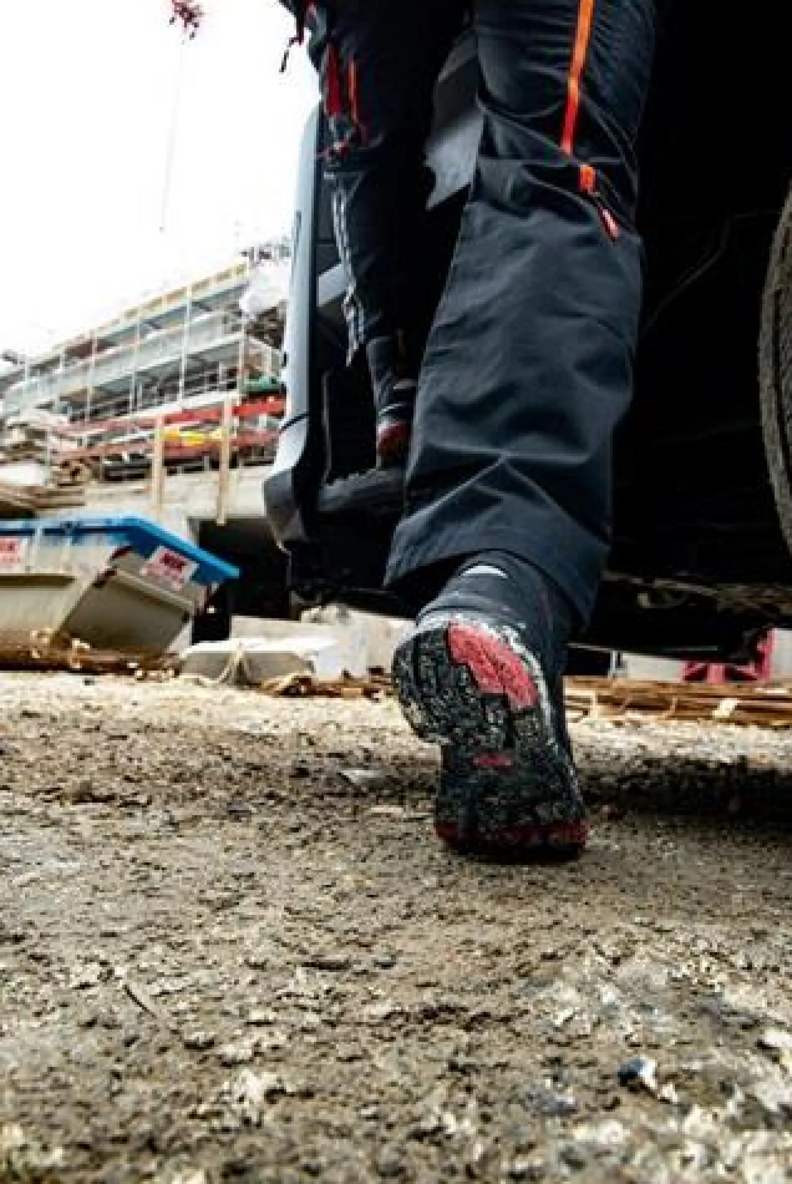 BAAK Sicherheitsstiefel Braxton Größe 46 schwarz / rot - 6642-46