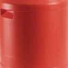 Batteriefass 60l HD-PE reinorange (Deckel hellelfenbein) m.Griffmulden WEMAS