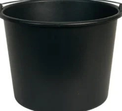 Baueimer GRIPLINE D 12l schwarz Ku.