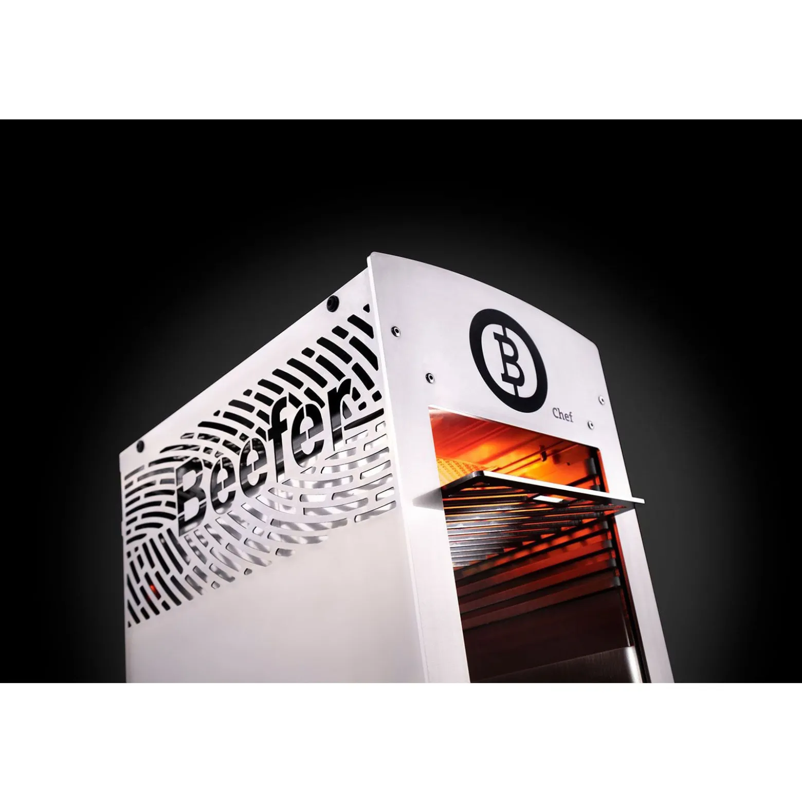 BEEFER One CHEF DE/AT 50 mbar Propan 800°C Oberhitzegrill mit Thermobecher & Thermobehälter im Set - 1110025-Set1