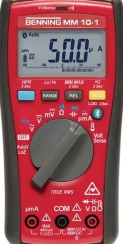 BENNING Digital-Multimeter MM 10-1 0,1 mV-1.000 V True RMS - 44687