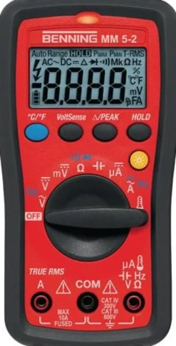 BENNING Multimeter MM 5-2 0,1 mV-600 V AC/DC - 44071