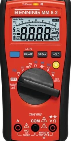 BENNING Multimeter MM 6-2 0,1-1000 V AC/DC - 44087