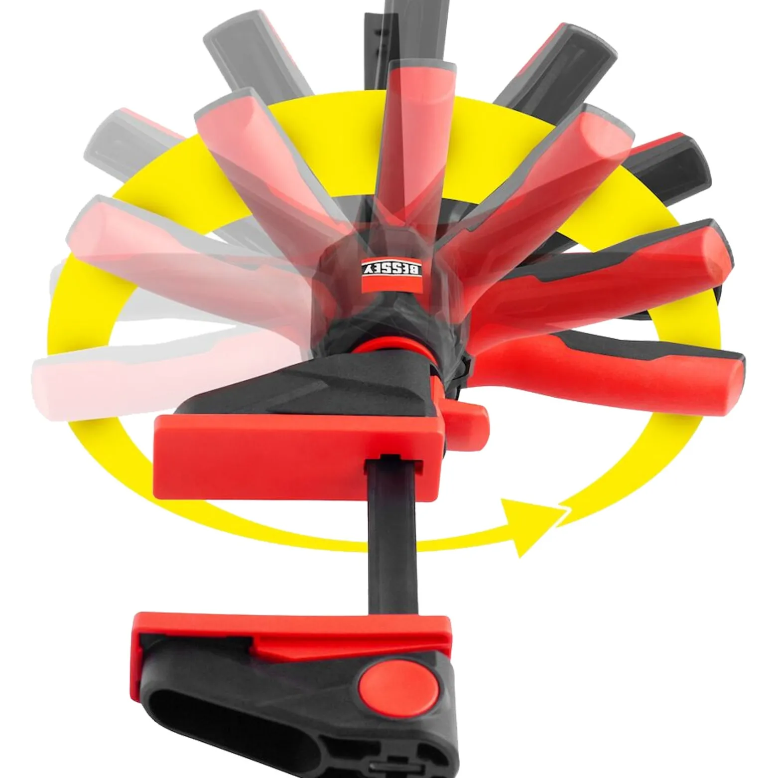 Bessey Einhandzwinge mit drehbarem Griff M - EZ360M-15