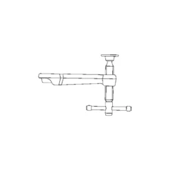Bessey Gleitbügel kpl. mit Knebelgriff für Ganzstahlschraubzwinge classiX GS25K - 3101801