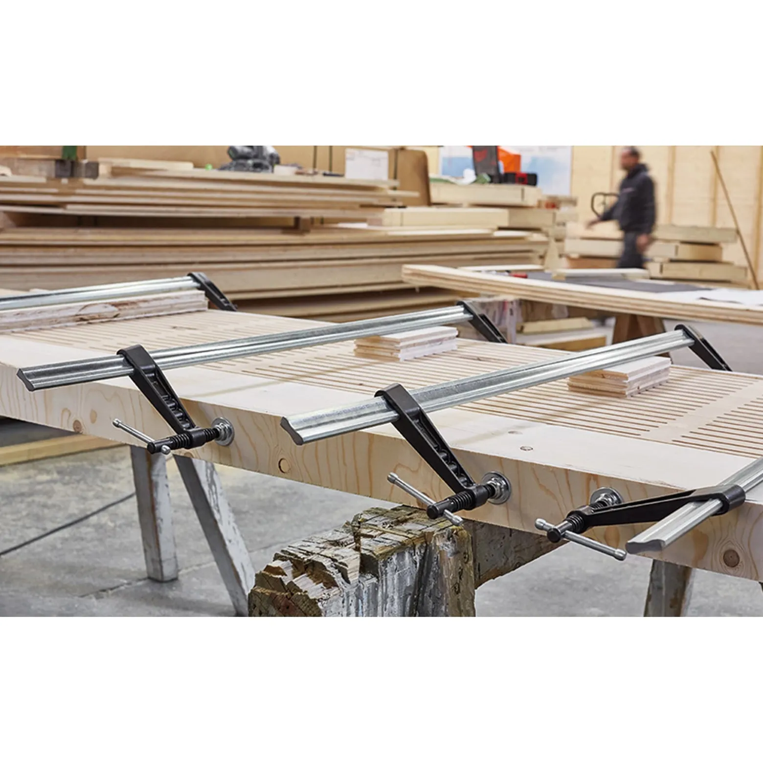 Bessey Temperguss-Schraubknecht 500 x 120 mm - TGK50K