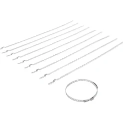 BGS Achsmanschetten-Schellen-Satz Edelstahl rostfrei 7 mm 50 - 120 mm 10tlg. - 70328