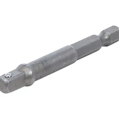 BGS Adapter für Bohrmaschinen Antrieb Außensechskant 6,3 mm (1/4") / Abtrieb Außenvierkant 6,3 mm (1/4") - 9685-1