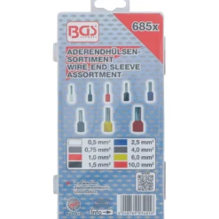 BGS Aderendhülsen-Sortiment isoliert 685tlg. - 14120