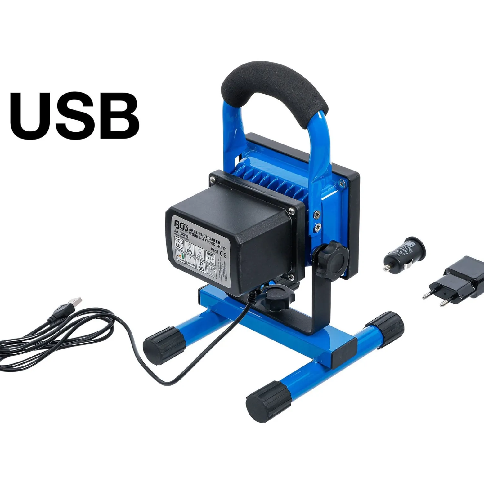 BGS Akku-Arbeits-Strahler COB-LED 5 W - 85340