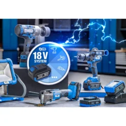 BGS Akku-LED-Arbeitsleuchte klappbar 18 V Solo - 7375