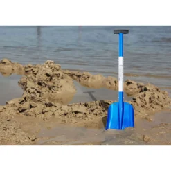 BGS Aluminium-Schneeschaufel mit steckbarem Schnellverschluss-Stiel - 2139
