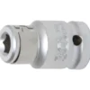BGS Bit-Adapter mit Haltekugel Innenvierkant 12,5 mm (1/2") Innensechskant 8 mm (5/16") - 293