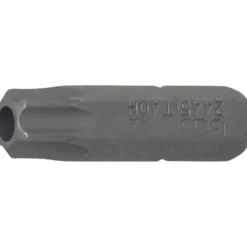 BGS Bit Antrieb Außensechskant 6,3 mm (1/4") T-Profil (für Torx) mit Bohrung T40 - 2445