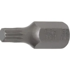 BGS Bit Antrieb Außensechskant 10 mm (3/8") Innenvielzahn (für XZN) M6 - 4851