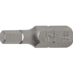 BGS Bit Antrieb Außensechskant 6,3 mm (1/4") Innensechskant 4 mm - 8177