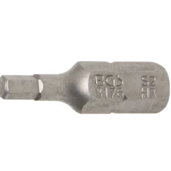 BGS Bit Antrieb Außensechskant 6,3 mm (1/4") Innensechskant 3 mm - 8176