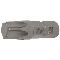 BGS Bit Antrieb Außensechskant 6,3 mm (1/4") T-Profil (für Torx) T45 - 8197