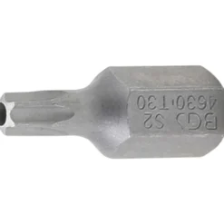 BGS Bit Antrieb Außensechskant 10 mm (3/8") T-Profil (für Torx) mit Bohrung T30 - 4630