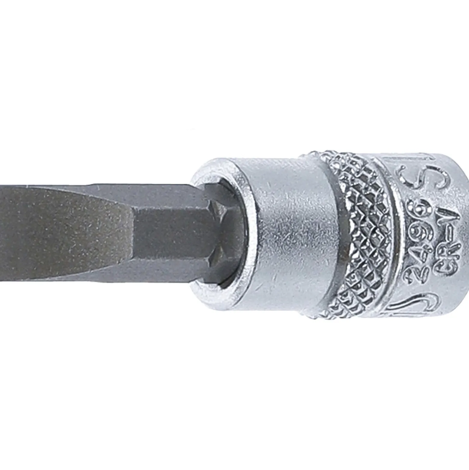 BGS Bit-Einsatz Antrieb Innenvierkant 6,3 mm (1/4") Schlitz 7 mm - 2496