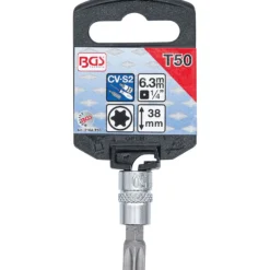 BGS Bit-Einsatz Antrieb Innenvierkant 6,3 mm (1/4") T-Profil (für Torx) T50 - 2164-T50