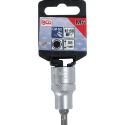 BGS Bit-Einsatz Antrieb Innenvierkant 12,5 mm (1/2") Innenvielzahn (für XZN) M6 - 4351
