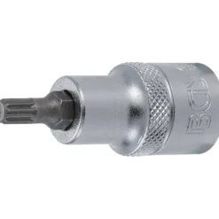BGS Bit-Einsatz Antrieb Innenvierkant 12,5 mm (1/2") Innenvielzahn (für XZN) M6 - 4351