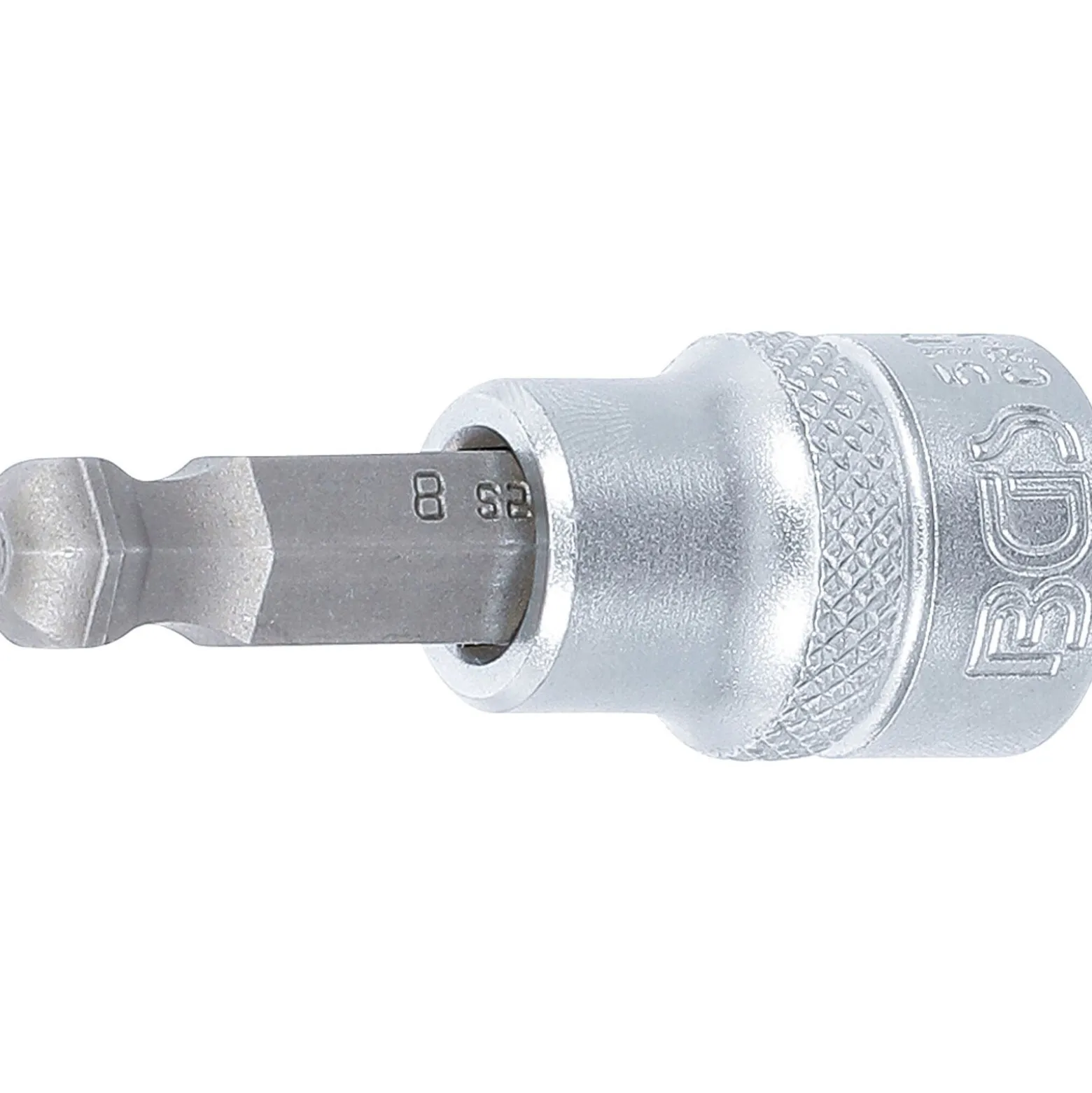 BGS Bit-Einsatz Antrieb Innenvierkant 10 mm (3/8") Innensechskant mit Kugelkopf 8 mm - 5115