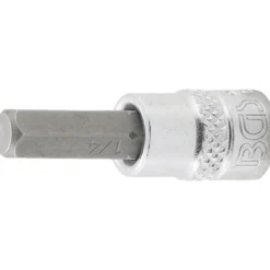 BGS Bit-Einsatz Antrieb Innenvierkant 6,3 mm (1/4") Innensechskant 1/4" - 2745