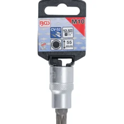 BGS Bit-Einsatz Antrieb Innenvierkant 12,5 mm (1/2") Innenvielzahn (für XZN) M10 - 4353