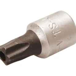BGS Bit-Einsatz Antrieb Innenvierkant 6,3 mm (1/4") TS-Profil (für Torx Plus) mit Bohrung TS40 - 2355-TS40