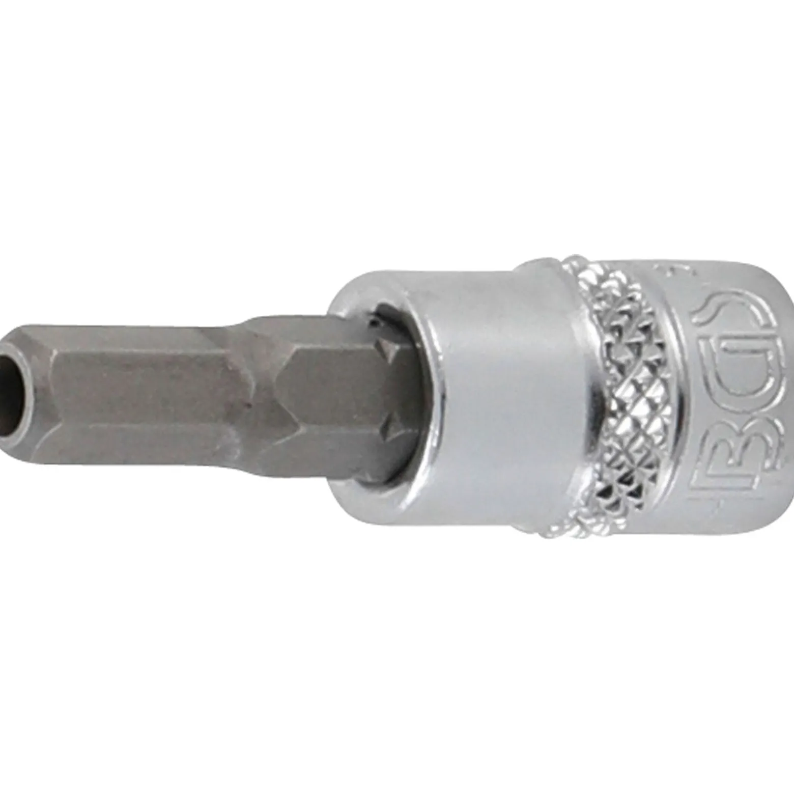 BGS Bit-Einsatz Antrieb Innenvierkant 6,3 mm (1/4") Innensechskant mit Bohrung 5,5 mm - 5156-5-5