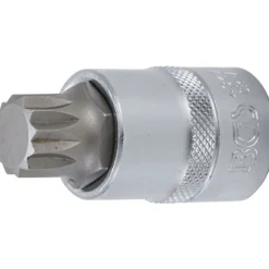 BGS Bit-Einsatz Antrieb Innenvierkant 12,5 mm (1/2") Innenvielzahn (für XZN) M18 - 4347