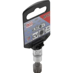 BGS Bit-Einsatz Antrieb Innenvierkant 6,3 mm (1/4") Innenvielzahn (für XZN) M12 - 2507